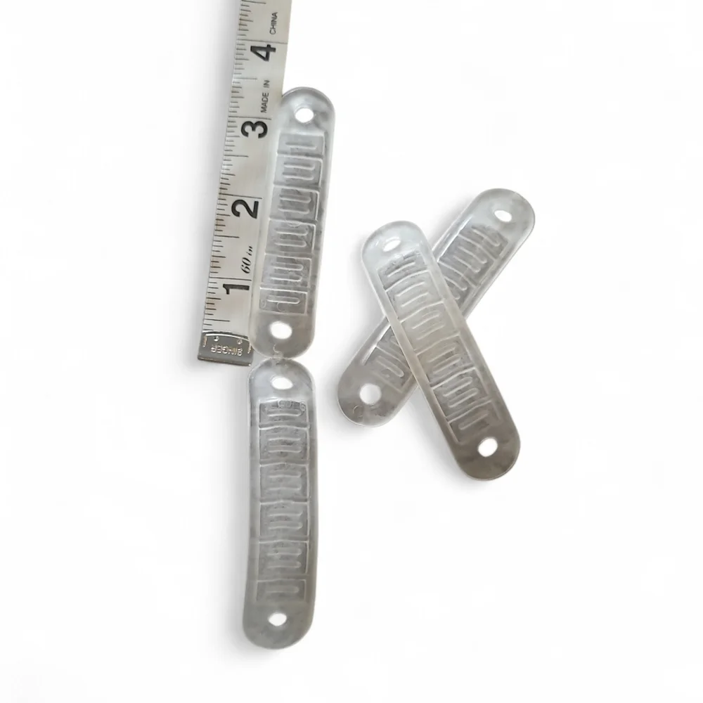 Silicone Hanger Grips For Non-Slip Stretchy 50 Pieces Total (25 Pairs) Clear